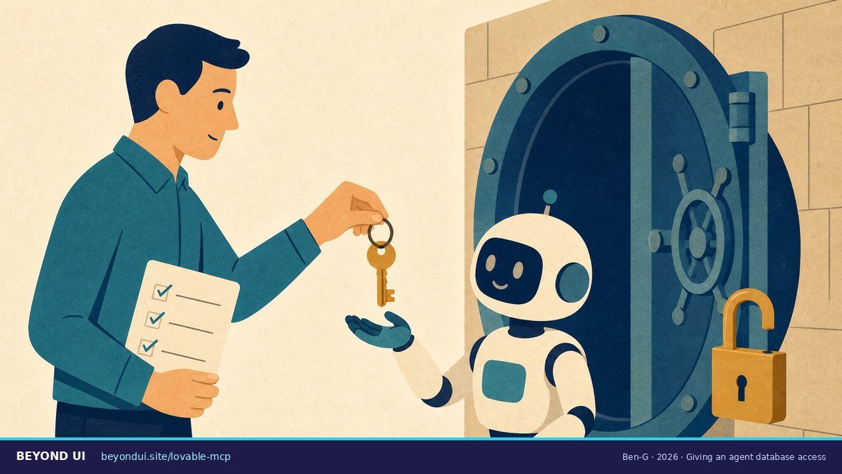A person hands a key to a robot assistant at an open vault door while holding a checklist